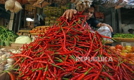 Harga semua jenis cabai di Kota Cirebon dan Kabupaten Indramayu meroket. Ilustrasi.