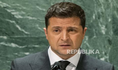  Presiden Ukraina Volodymyr Zelenskiy menuduh Rusia merusak upaya perdamaian