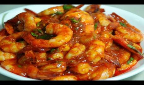 Udang Goreng Asam Manis Cocok Untuk Menu Sahur