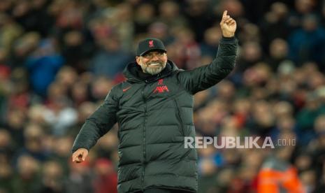 Pelatih Liverpool Jurgen Klopp . 