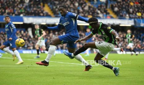 Laga Chelsea vs Brighton di Liga Primer Inggris.