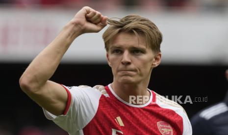 Kapten Arsenal Martin Odegaard.