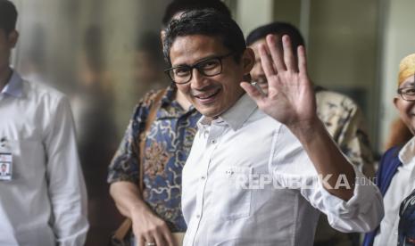 Menteri Pariwisata dan Ekonomi Kreatif Sandiaga Uno. Sandi memiliki sejumlah prioritas kerja yany akan dikerjakan segera setelah dilantik. 