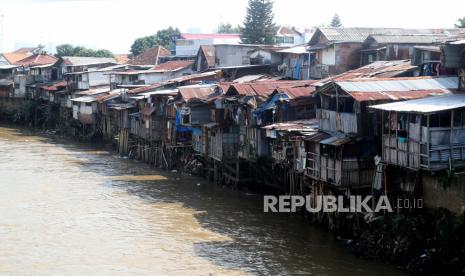 Deretan rumah kumuh (Ilustrasi).