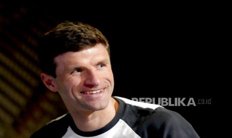 Pemain Bayern Munchen Thomas Muller.