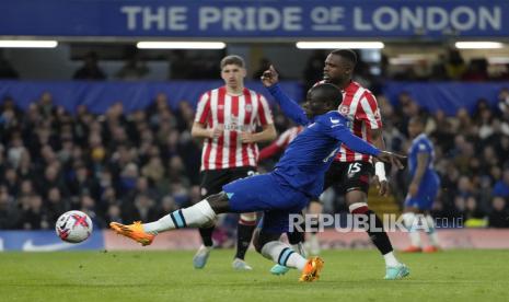 Chelsea Vs Brentford. Chelsea kalah di kandang sendiri, Kamis (27/4/2023). 