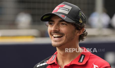 Pembalap tim Ducati Lenovo asal Italia, Francesco Bagnaia.