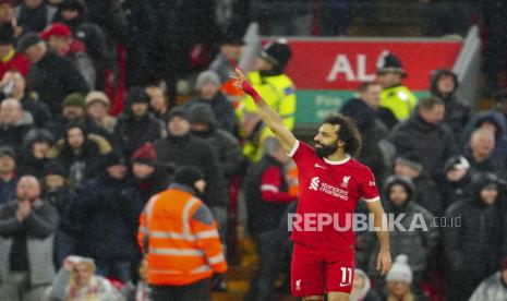 Bomber Liverpool Mohamed Salah. 