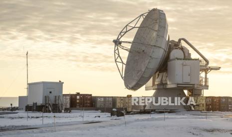 Pangkalan Antariksa Pituffik di utara Greenland.