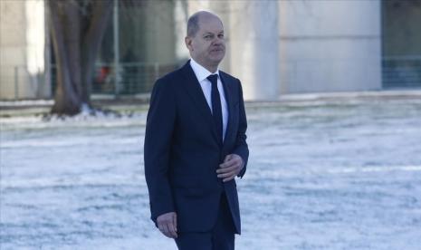 Jerman akan terus memberikan senjata ke Ukraina selama diperlukan, kata Kanselir Jerman Olaf Scholz pada Selasa (21/6/2022).