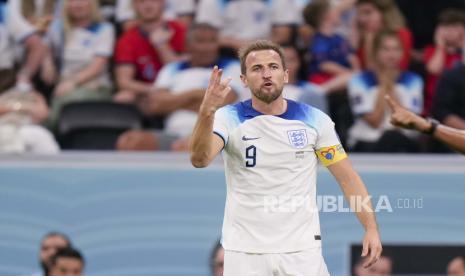 Harry Kane akan memimpin lini serang timnas Inggris melawan Ukraina pada laga Grup C kualifikasi Euro 2024. 