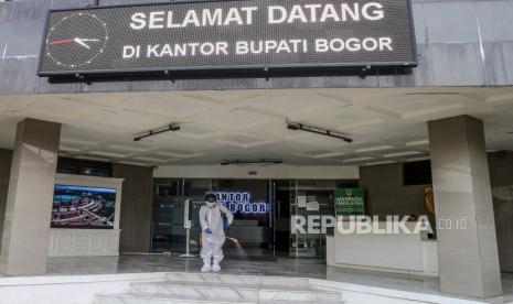 Kantor Pemerintah Kabupaten Bogor di Cibinong, Kabupaten Bogor, Jawa Barat 