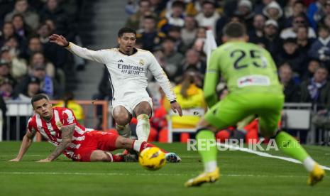 Jalannya pertandingan Real Madrid Vs Almeria, Senin (22/1/2024). 