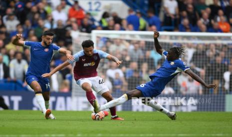 Jalannya pertandingan Chelsea Vs Aston Villa pada lanjutan Liga Primer Inggris 2023/2024, Ahad (24/9/2023). 