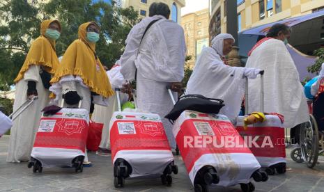 Ilustrasi jamaah haji. Jamaah haji Indonesia gelombang II berangkat menuju Madinah