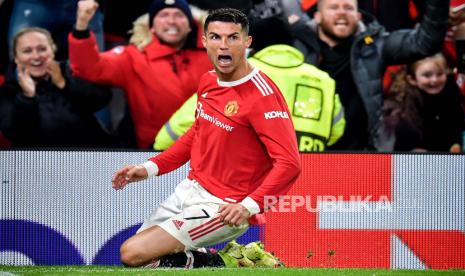 Bintang Manchester United, Cristiano Ronaldo.