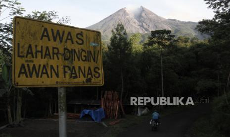 Gunung Merapi (ilustrasi)