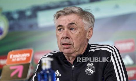 Pelatih kepala Real Madrid Carlo Ancelotti 