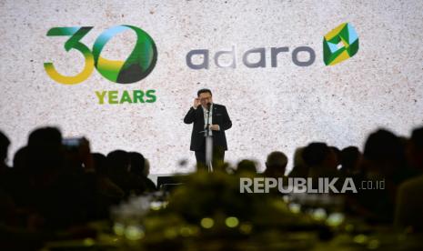 Presiden Direktur PT Adaro Energy Indonesia Tbk Garibaldi Thohir. PT Adaro Energy Indonesia Tbk sepanjang 2022 merealisasikan belanja modal untuk investasi sebesar 424 juta dolar AS atau tumbuh 119 persen dari realisasi investasi pada 2021 sebesar 193 juta dolar AS.