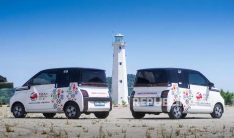 Unit Air ev dari official car partner KTT ASEAN 2023 di Labuan Bajo, Nusa Tenggara Timur. ilustrasi