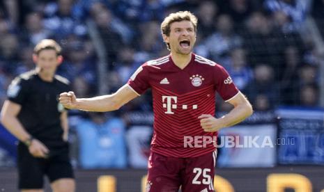 Pemain Bayern Muenchen, Thomas Mueller.