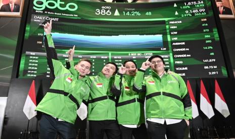 Gojek Tokopedia (Goto) melantai di BEI