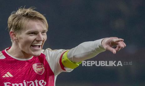 Kapten Arsenal Martin Odegaard 