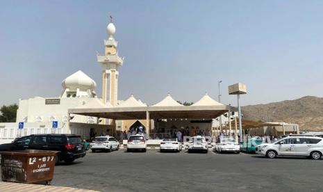 Masjid Jirana, slaah satu titik melaksanakan miqat untuk jamaah umroh.