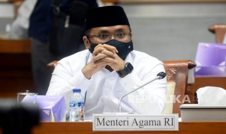 Menteri Agama Yaqut Cholil Qoumas. Menag: Daerah PPKM Level 2 Gelar PTM 50 Persen Siswa