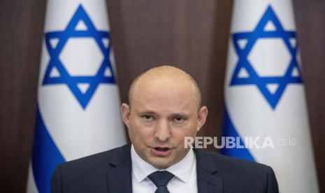  FILE - Perdana Menteri Israel Naftali Bennett. Bennett dijadwalkan melakukan kunjungan resmi pertamanya ke India pada 2 April mendatang. 