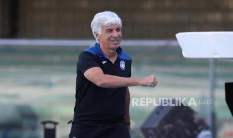 Pelatih Atalanta Gian Piero Gasperini.