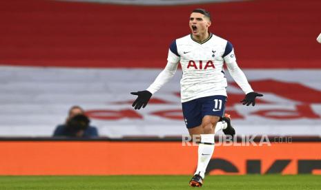 Erik Lamela saat masih membela Tottenham Hotspur.