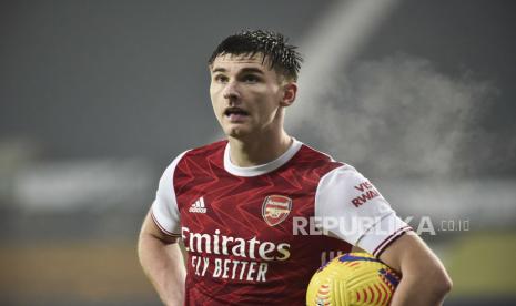 Kieran Tierney, bek kiri dari Arsenal.