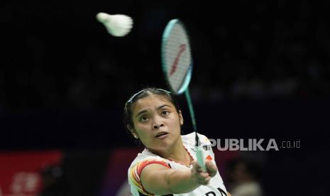 Pebulu tangkis putri Indonesia Gregoria Mariska Tunjung.