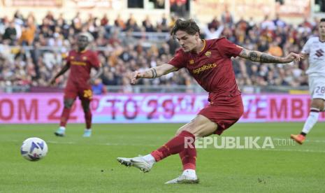 Gelandang AS Roma, Nicolo Zaniolo.