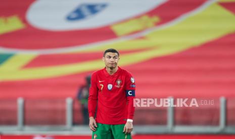 Kapten timnas Portugal Cristiano Ronaldo.