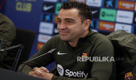 Pelatih Barcelona Xavi Hernandez