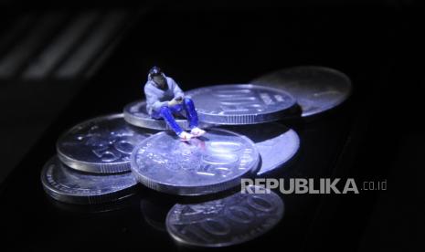 Ilustrasi Digital, gadget, cripto, binomo , flexing. Foto: Tahta Aidilla/Republika