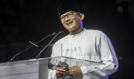 Menteri Pariwisata dan Ekonomi Kreatif - Sandiaga Uno. Republika/Putra M. Akbar 