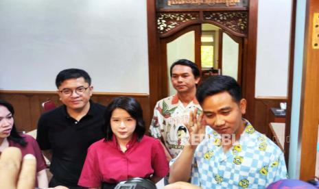 Pertemuan antara Wakil Ketua Dewan Pembina DPP PSI Grace Natalie dan Wali Kota Gibran Rakabuming Raka di Balai Kota Solo, Jumat (21/7/2023)