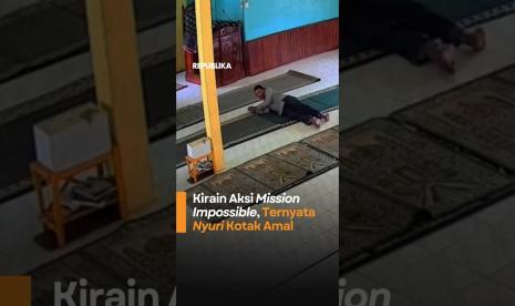 Nyuri Kotak Amal di Masjid Al-Mukmin, Bukan Aksi Mission Impossible