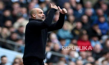 Pelatih Manchester City, Pep Guardiola.