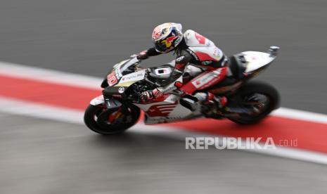 Pembalap LCR Honda Takaaki Nakagami.