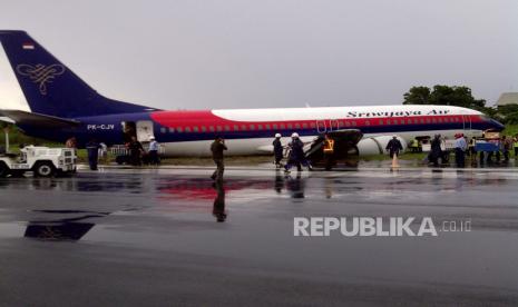 Pesawat Sriwijaya Air. Ilustrasi