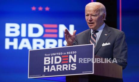 Calon presiden dari Partai Demokrat, mantan Wakil Presiden Joe Biden 