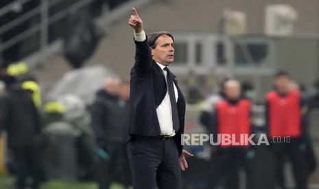 Pelatih kepala Inter Milan Simone Inzaghi.