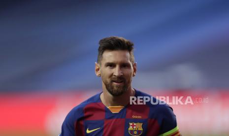 Bintang Barcelona Lionel Messi.