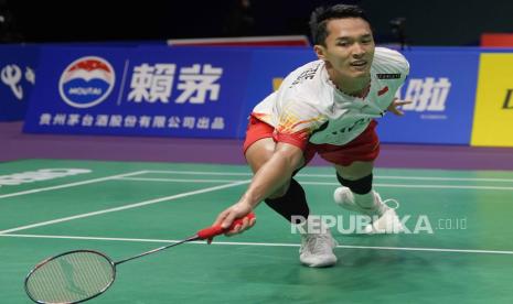 Pebulu tangkis Indonesia Jonatan Christie.