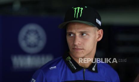 Pembalap MotoGP asal Prancis Fabio Quartararo dari tim Monster Energy Yamaha.