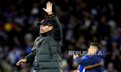 Pelatih Liverpool, Juergen Klopp. Klopp tak menyangka rival Liverpool, Chelsea, ditahan Everton 1-1.